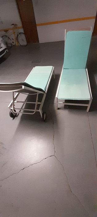 Espreguiçadeiras inclui colchão almofada