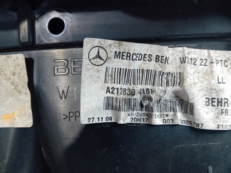 Chauffage / sofagem completa MERCEDES-BENZ Classe E (W212)