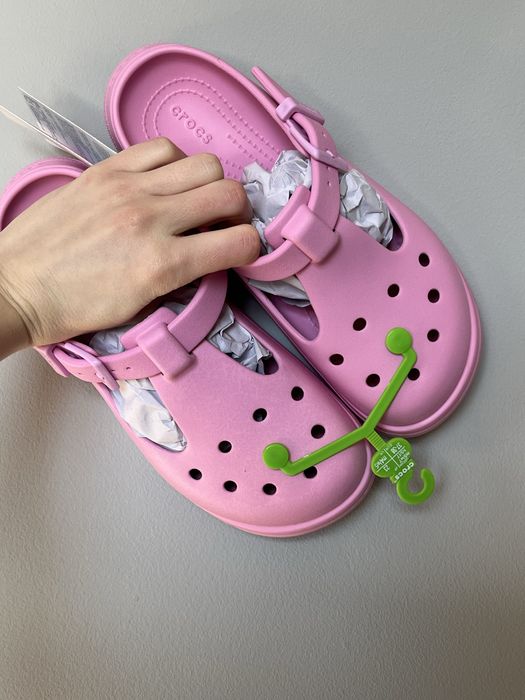 Уцінка Crocs mary jane pink 37, крокси мері джейн рожеві