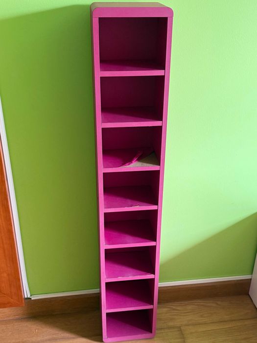 Armário/estante funcional para sapateira de criança/livraria/porta CD