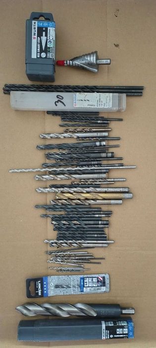 Wiertła do metalu Nowe i Używane, Wurth,Berner itp. Gwintowniki Zestaw