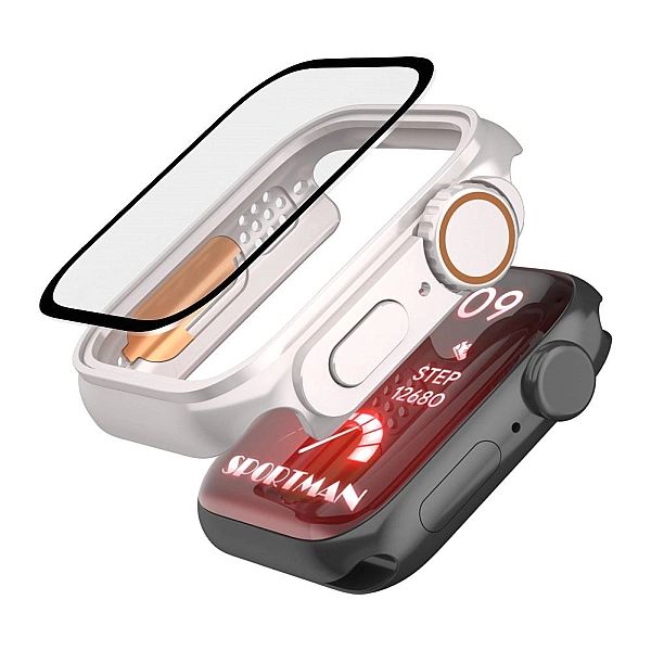 Tech-Protect Defense360 Apple Watch 4 / 5 / 6 / Se (44Mm) Black/Orange