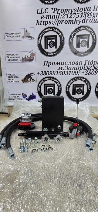 Гідравліка на мотоблок мінітрактор, розподільник з плаваючим