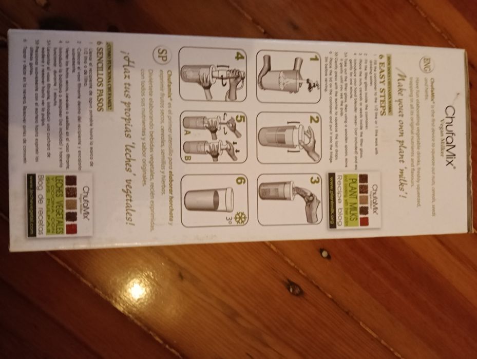 Vegan Milker/ chufamix ( máquina para fazer leite vegetal/vegan)
