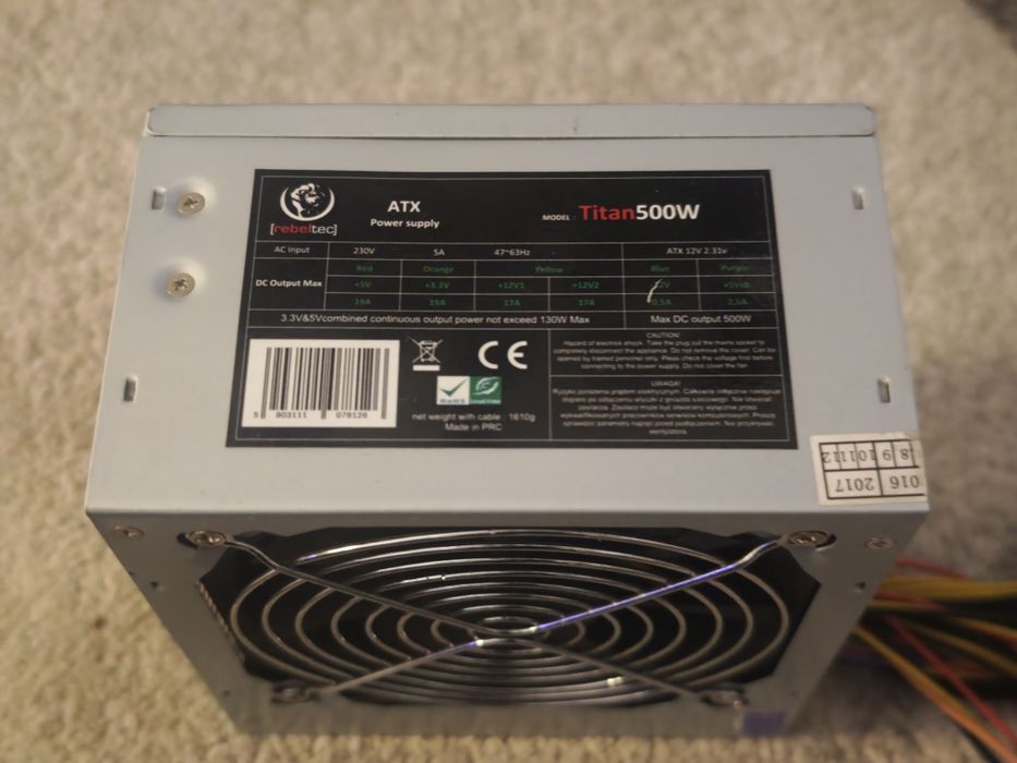 Zasilacz PC Titan ATX 500W