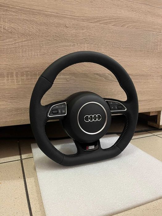 Volante AUDI S-LINE A3 8V A4 B8 TT 8J Q3 Q5 (Personalizável)