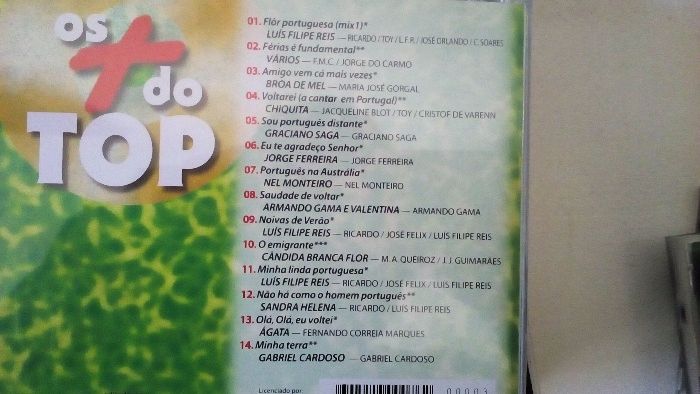 Cd de música portuguesa