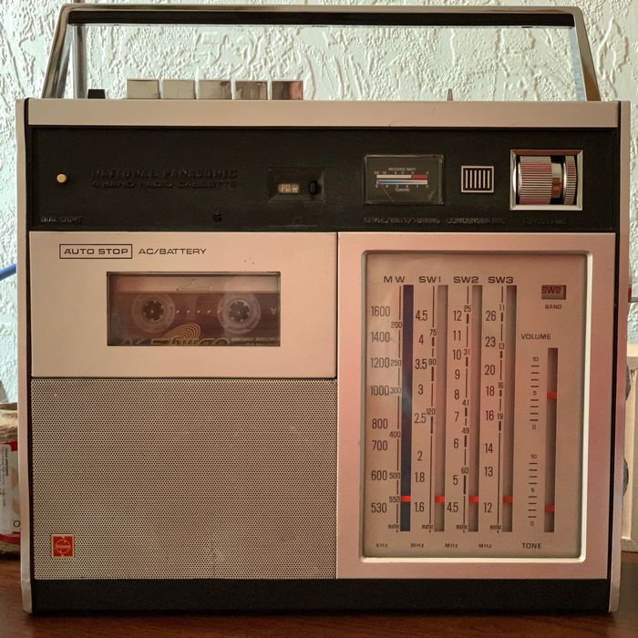 National Panasonic RQ - 235 TS 4 Band Radio Cassette рабочий (rq235ts)