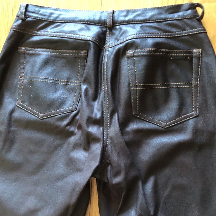 Calças em pele Trussardi 44