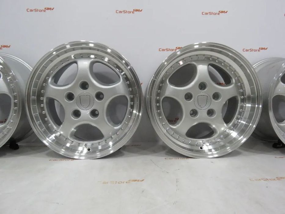 Jantes Porsche 18'' 8 et 50 + 9.5 et 50 5x130 Silver