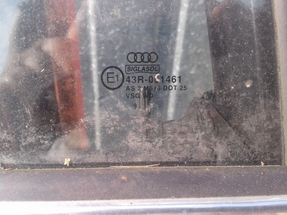 AUDI A6 C5 AVANT Kombi Drzwi Prawy Tył LZ6H Szyba Podwójna 1996 > 2001