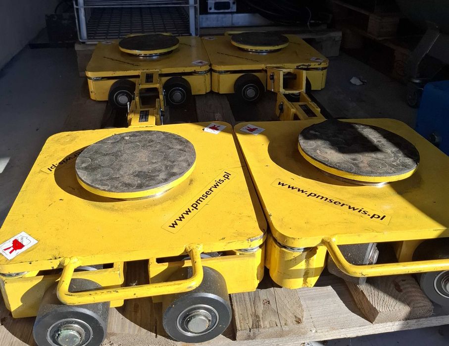 Rolki transportowe / wózek transportowy 4 szt. 16 ton