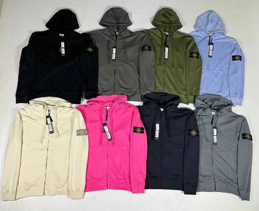 ‼️100% якість QR‼️ зіп худі Stone Island | Оригінал патч та прошивка