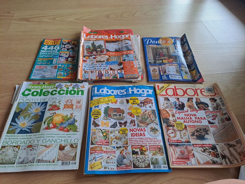 Revistas ponto cruz croche