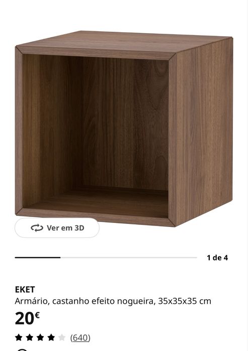 2 cubos IKEA NOVOS .Preco da unidade