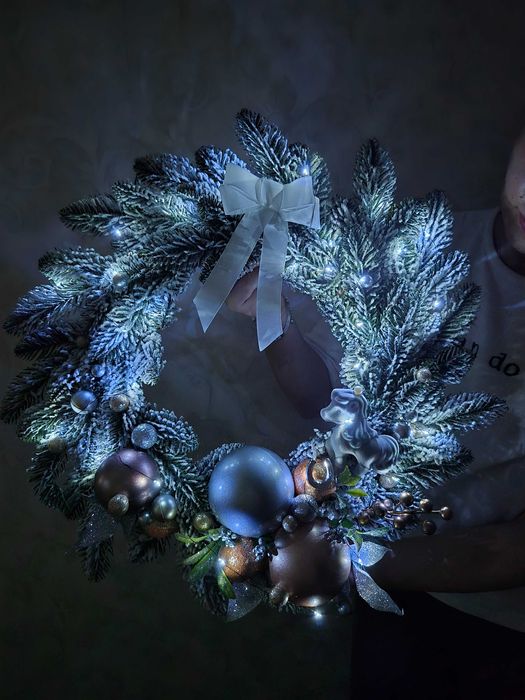 Різдвяні вінки ручної роботи | святковий декор