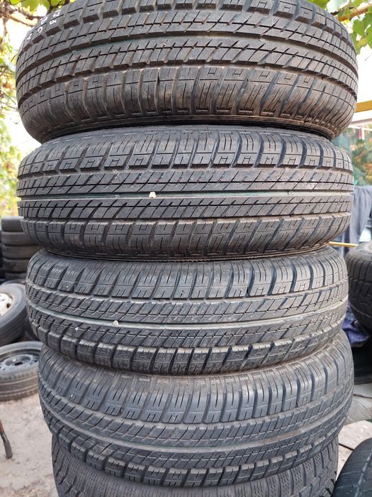 Лето. Данлоп. 175/80/14. Комплект. С запасок.  Резина, Шины.