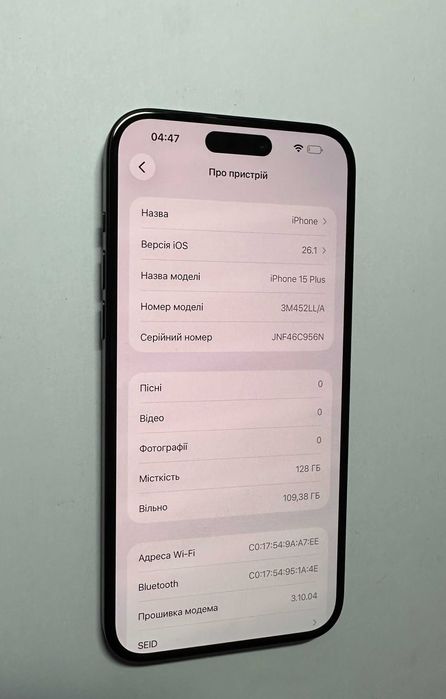 IPHone 15 Plus 128 Gb Neverlock