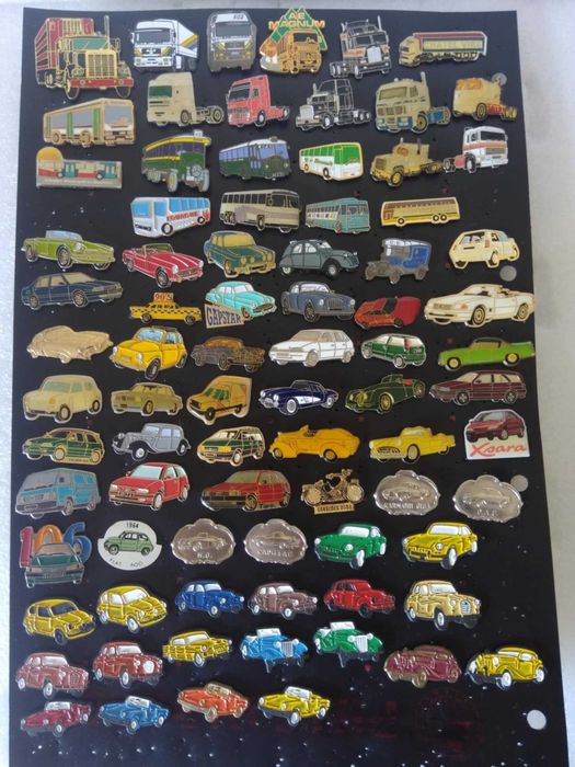 Pins de Carros, Autocarros e Camiões.
