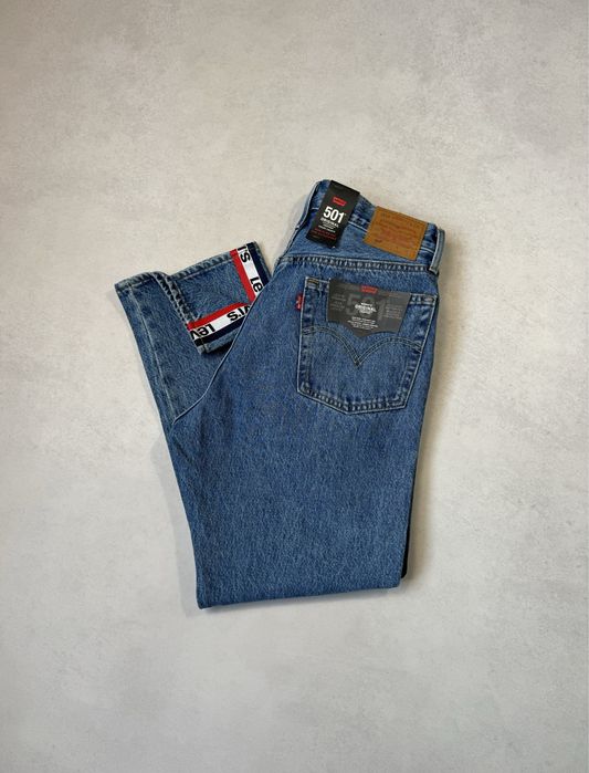 Новые джинсы Levi’s 501 Premium с лампасами женские оригинал. Жіночі джинси Levi’s 501 Premium нові оригінал
