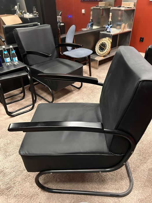 Fotele thonet S411 klubowo-gabinetowe w stylu Bauhaus