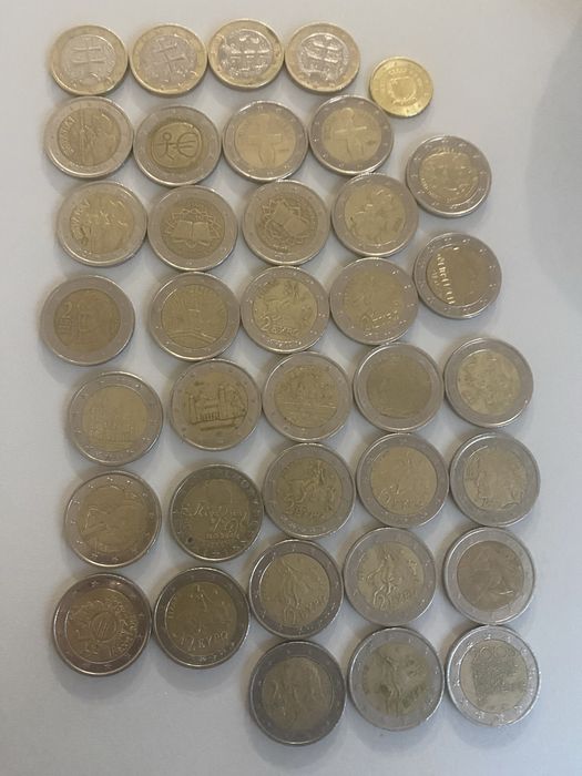 Lote Mordas 2  e de 1 euro