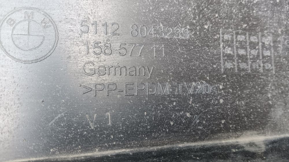 Difusor spoiler de parachoques bmw m e90 serie 3