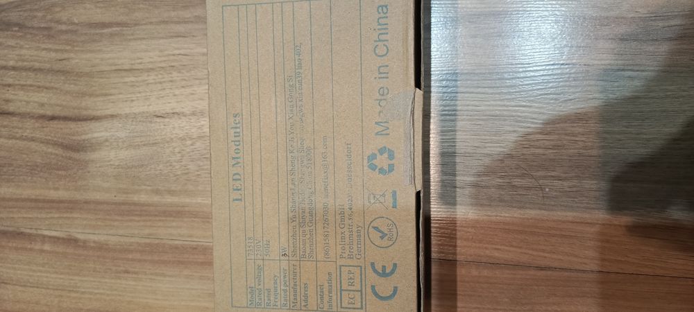 Moduł LED do reflektorów 230V,3W,zestaw 10 sztuk.