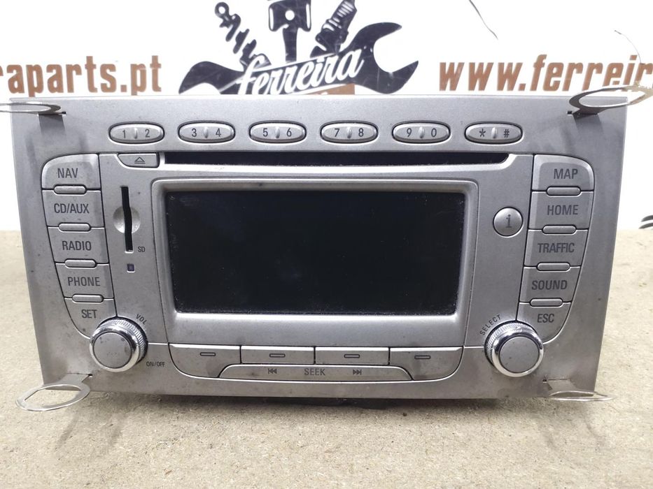 Display Radio Central Ford C-Max Ref: 8V4T18K931Af 2007 - 2010