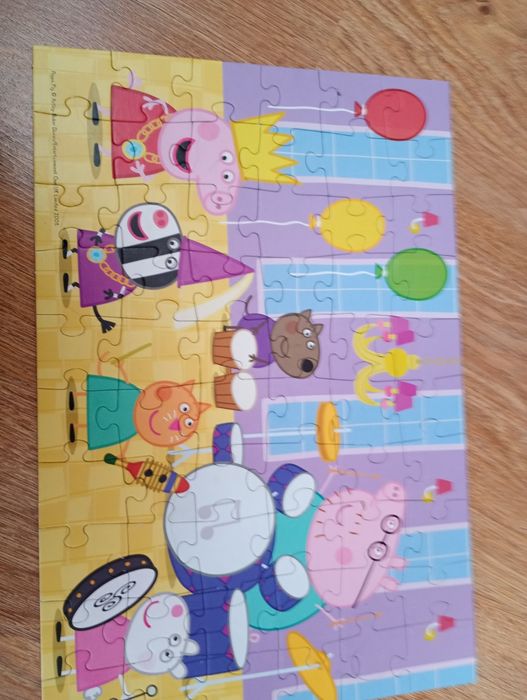 Puzzle ze świnką peppą