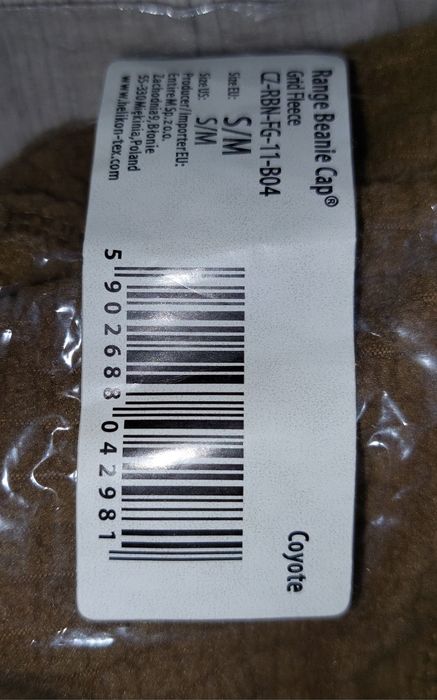 Czapka Helikon Range Beanie Grid Fleece - Coyote