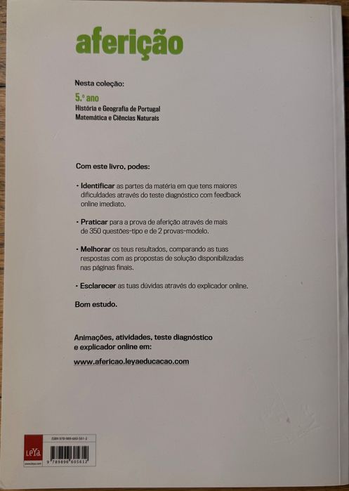 História e Geografia, Matemática - manuais escolares do 5.º ano.