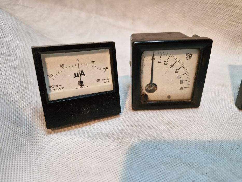 Mierniki Tablicowe Amperomierze PRL
