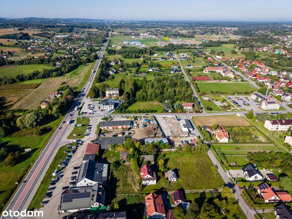 Wola Dębińska koło Brzeska. Inwestycyjna działka wraz z domem.