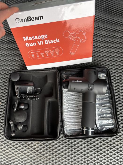 Масажер Пістолет для масажу VI Black - GymBeam