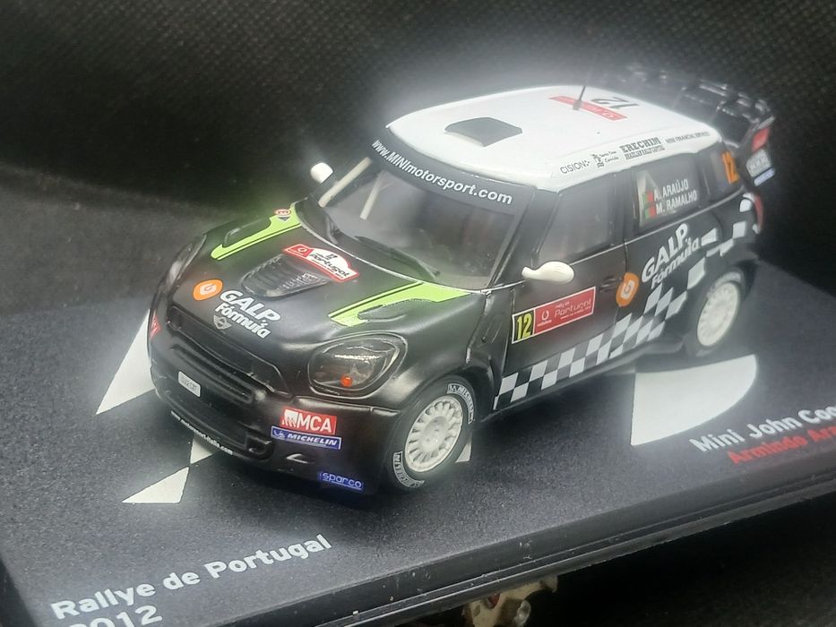 Miniatura 1:43 Mini Cooper WRC Armindo Araujo Rally  de Portugal  2012