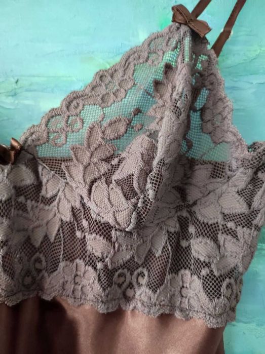 halka piżama koszulka nocna koszula sexy koronkowa satynowa