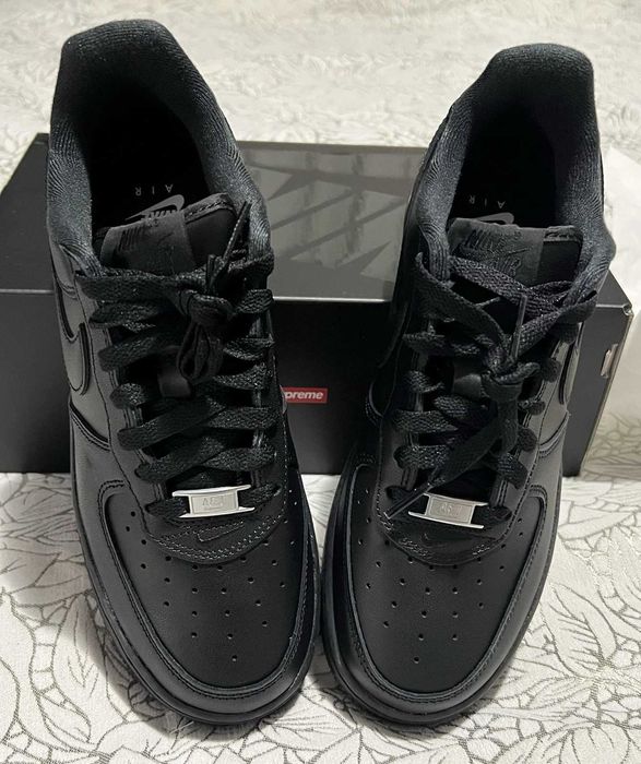 Nike Air Force 1 Low Supreme Black R.41
