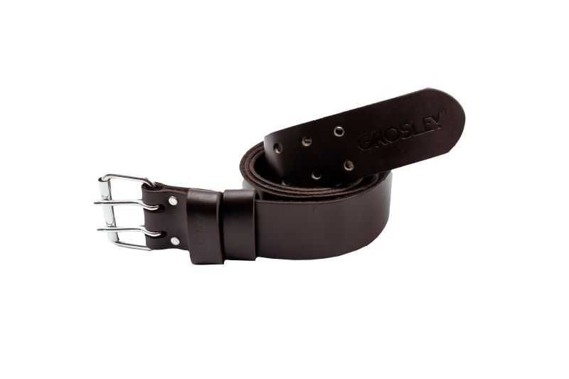 Pas roboczy skóra licowa - kolor: brązowy. Rozmiar: L