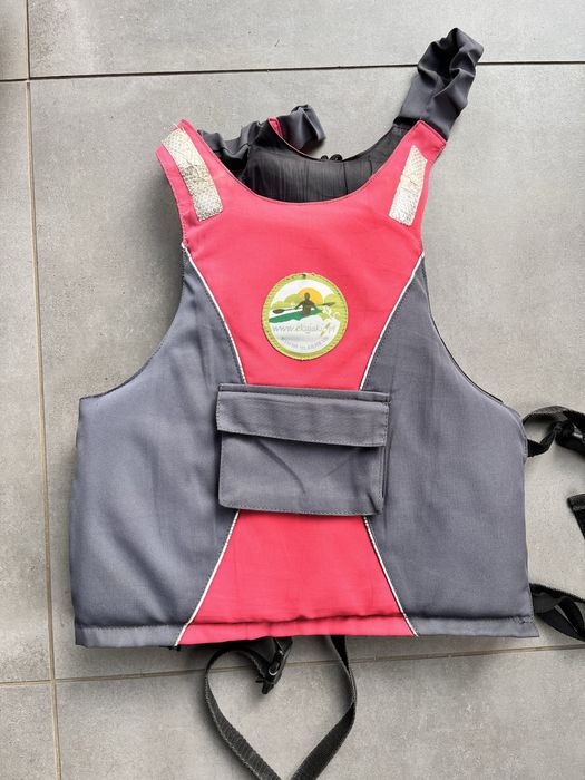 Kamizelka, kapok asekuracyjny dla kajakarza, żeglarza, wędkarza