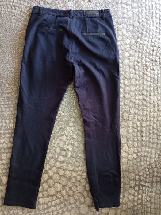 Granatowe spodnie damskie M/L