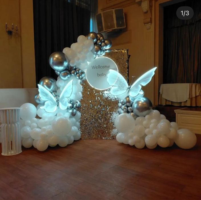 Світлодіодні  метелики бабочки свет фотозона декор