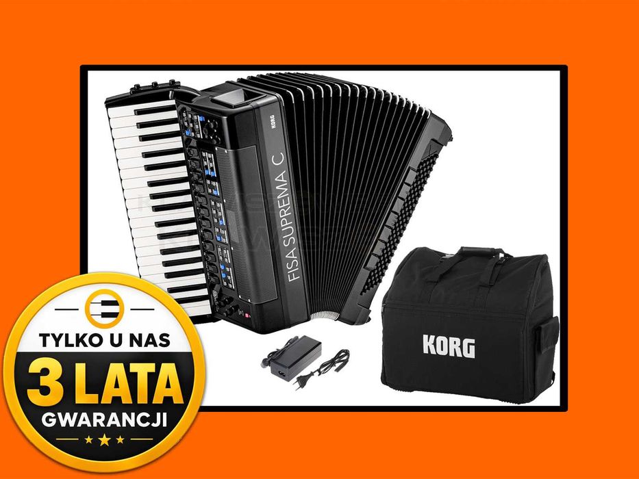 Korg FISA SUPREMA C - akordeon cyfrowy + TORBA | od ręki