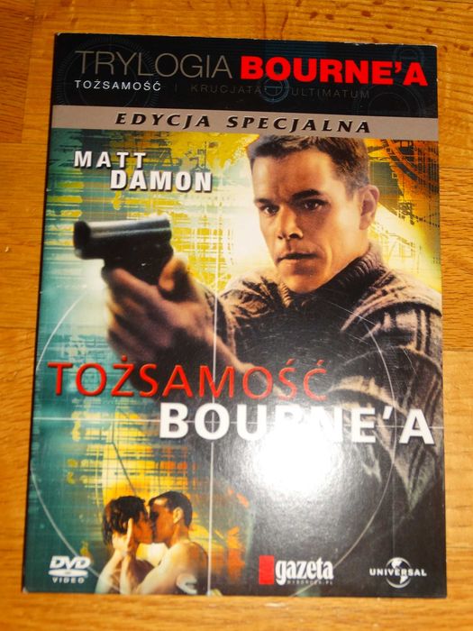 Tożsamość Bourne'a + Krucjata Bourne'a DVD Komplet 2 filmy(Matt Damon)