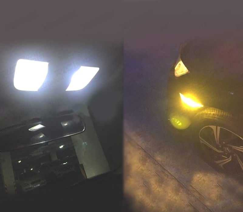 KIT COMPLETO 11 LÂMPADAS LED INTERIOR PARA HONDA CIVIC 10TH GEN 16-