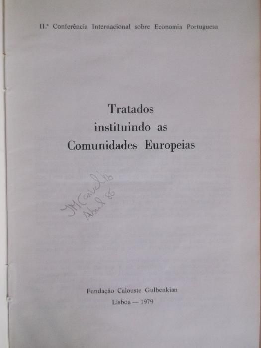 Tratados instituindo as Comunidades Europeias