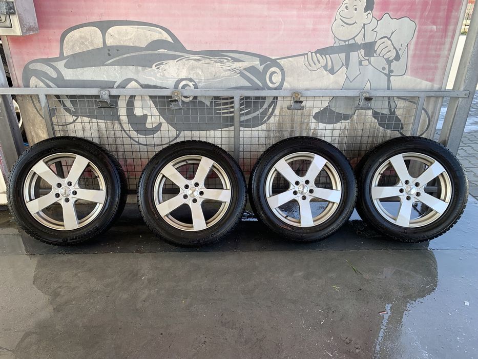 Felgi aluminiowe 5x105 z oponami 215/60/R17 Barum