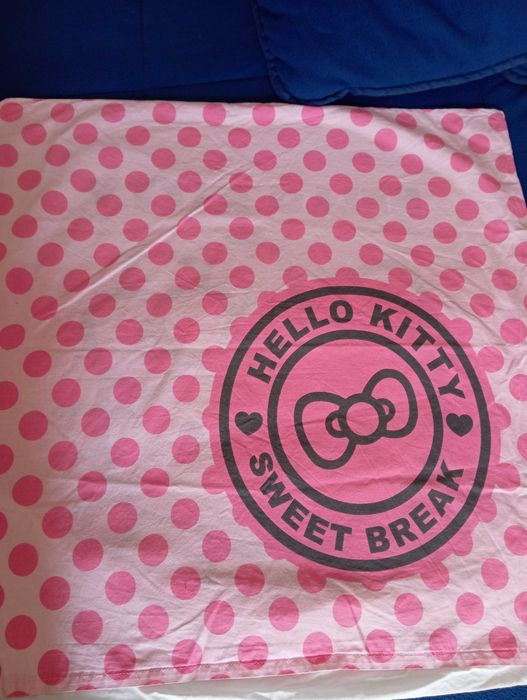 Capa de edredão+fronha Hello kitty original