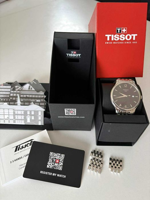 TISSOT T063610A w pełnym zestawie
