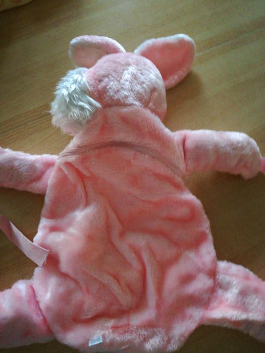 Plecak zajączek - Różowy - Hallenge Rabbit Ruck